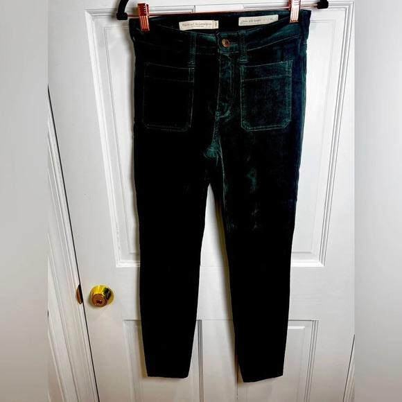 Green pilcro and letterpress high rise slim corduroy sz 26 excellent condition​ - Picture 5 of 6